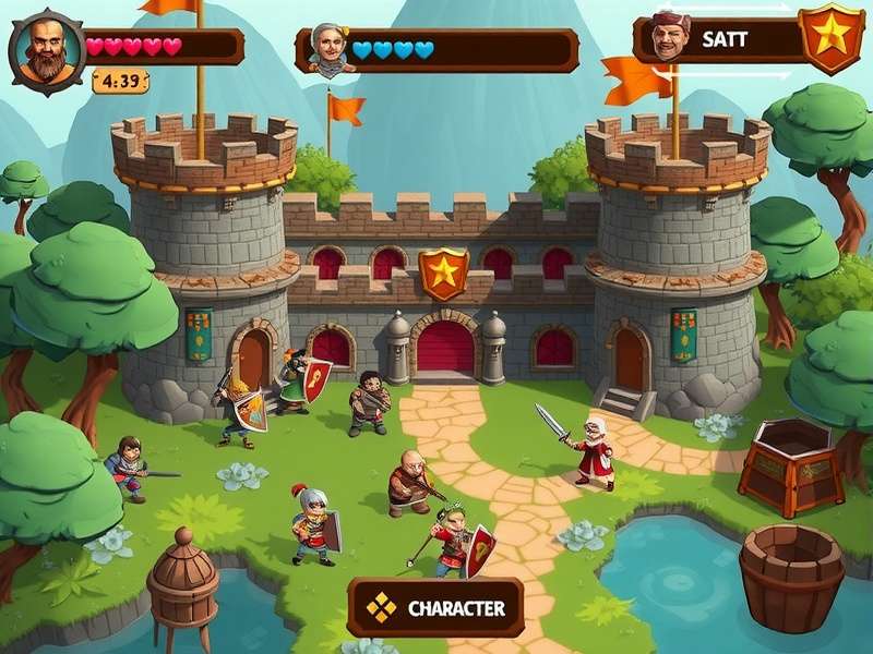 Ponda Castle Siege character selection screen